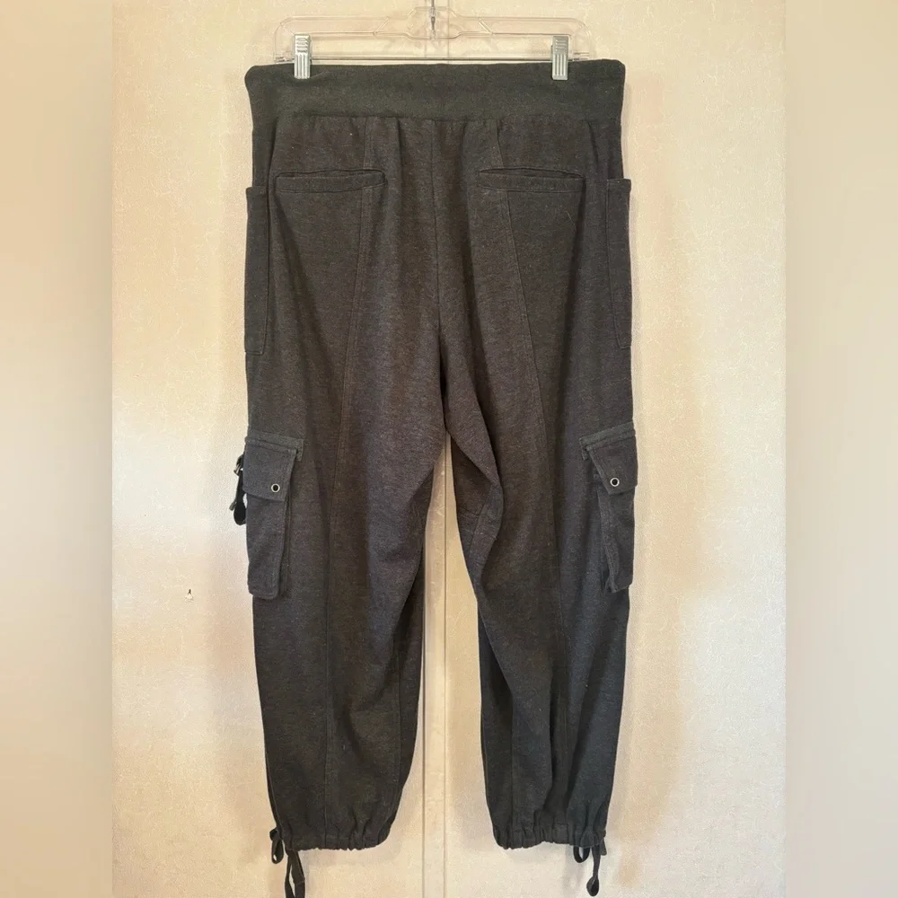 Free People | Charcoal Knit Top joggers | Size Small \ Petite - Picture 6 of 6